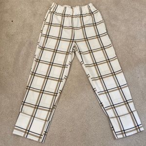 Plaid pants